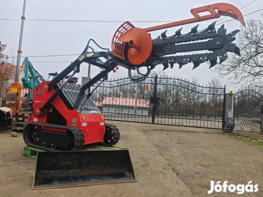 Rakodó gép árokásó folyamatos árokásó 23LE újszerű adapter gép