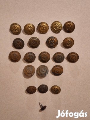 Rákosi katonai gombok