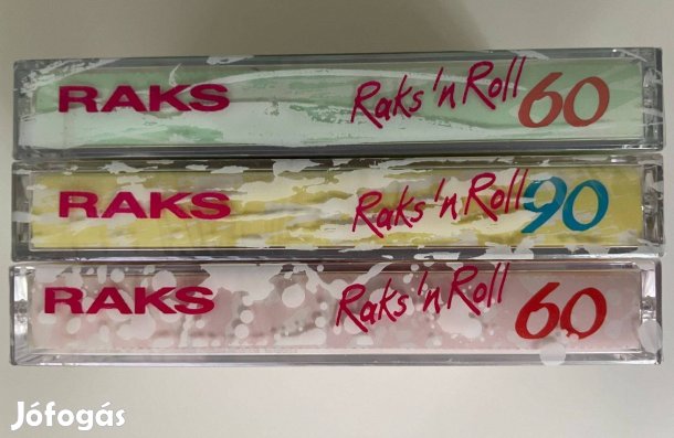 Raks Rak's Roll 1996 új bontatlan magnó kazetta, audio kazetta