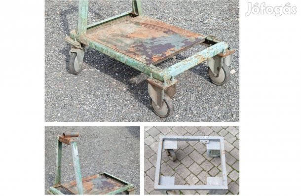 Raktár kocsi 4 nagy teherbírású kerék, áru szállító műhely motor