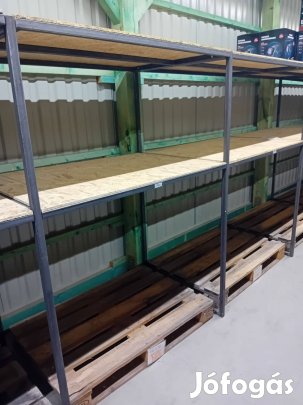 Raktári Polc Polcrendszer Nagy teher bírású 15000ft /3polcos állvány