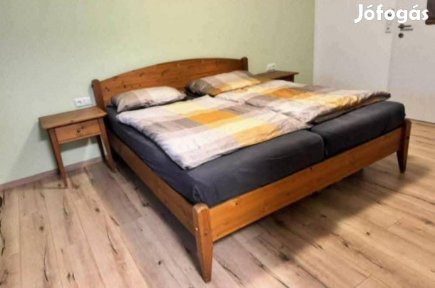 Raktárürítés!!!!!?Myflower kollekcióból, tömör fenyő franciaágy