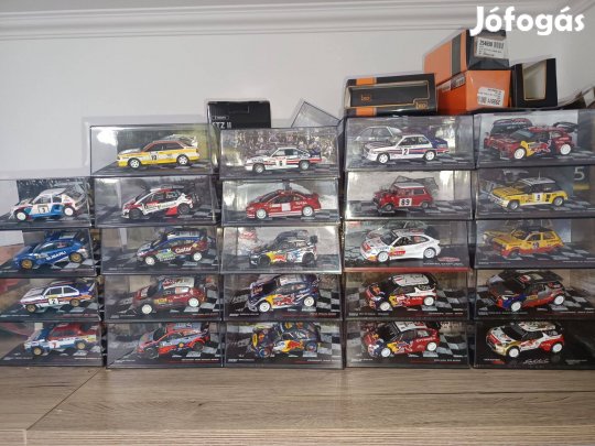Rally makett modell autó 1:43 méretarány
