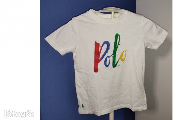 Ralph Lauren eredeti fehér gyerek póló (110)