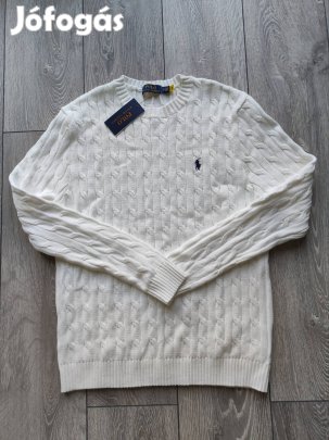 Ralph Lauren fehér kötött pulóver