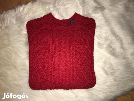 Ralph Lauren női csavart mintás pulóver - S