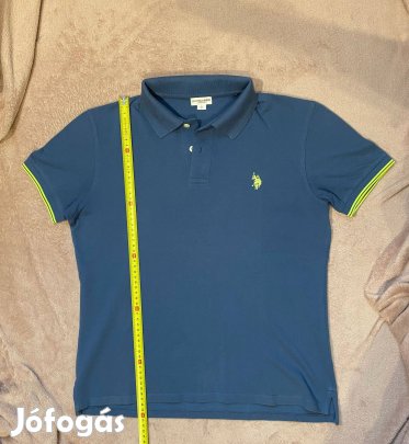Ralph Lauren rövid ujjú pólóing (galléros), kék méret S