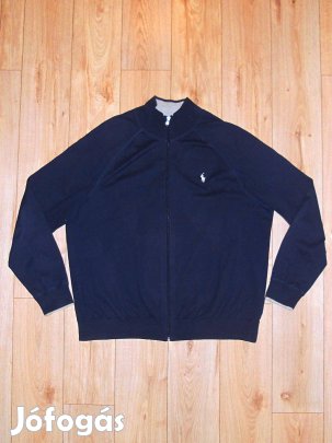 Ralph Lauren sötétkék cipzáras felső (XXL-es)