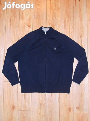Ralph Lauren sötétkék cipzáras felső (XXL-es)