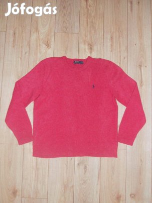 Ralph Lauren téglaszínű pulóver (L-es)
