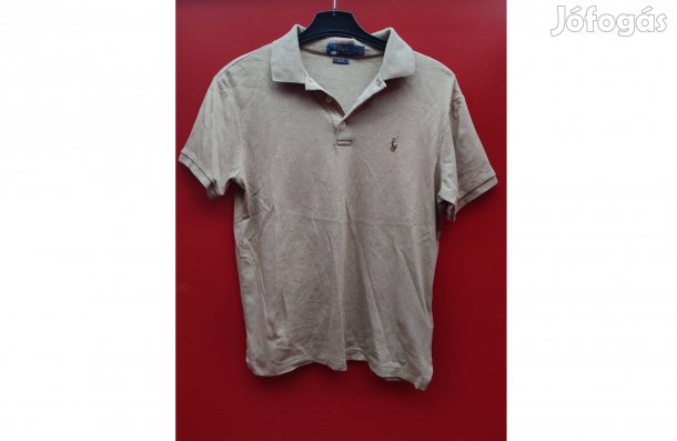 Ralph Lauren világosbarna eredeti póló (M)