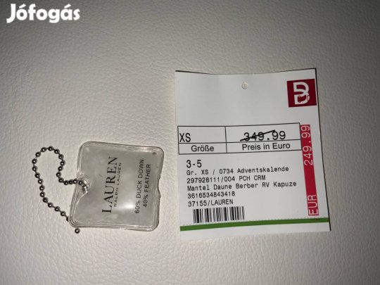 Ralph R női kabát csinos darab