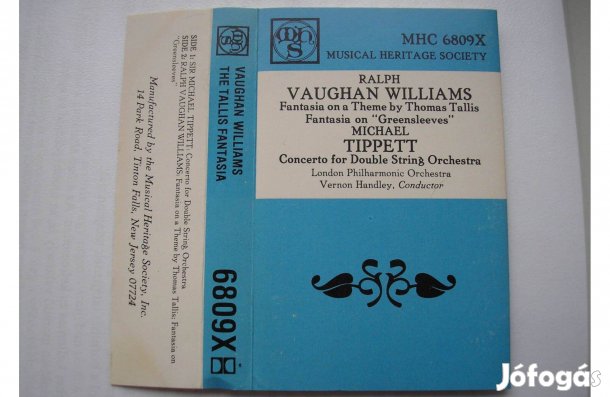 Ralph Vaughan Williams - Zenei Örökség Társaság ,