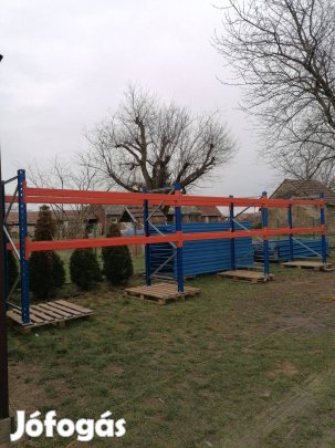 Ramada típusú polcrendszer 8,5 méter hosszan