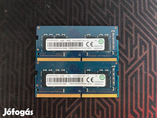 Ramaxel 16GB 2x8GB 1RX8 PC4-2400T Notebook DDR4 Memória Sodimm RAM