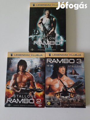 Rambo 1,2,3 DVD 