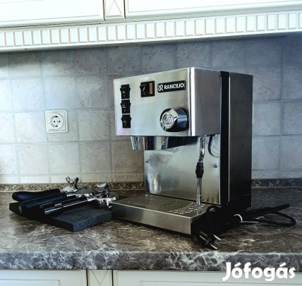 Rancilio Silvia V4 Espresso kávéfőző frissen szervizelt > Extrákkal