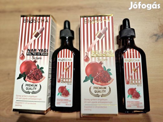 Ránctalanító gránátalma olaj arcra, hajra anti aging hatás