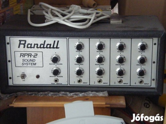Randall RPA-2 4 csatronás 100 W-os keverőerősítő