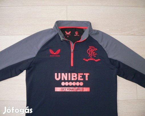 Rangers FC cipzáras nyakú pulóver - 150 év - Castore (M)