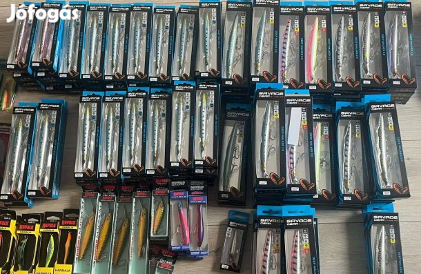 Rapala, Savage Gear, Berkley, Quantum csalik villantók fél áron