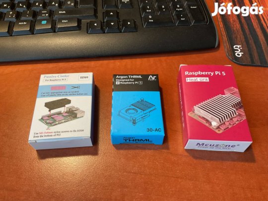 Raspberry Pi 5 hűtések, Geekworm H509, Argon Thrml 30-AC, Mcuzone