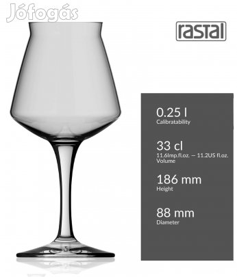 Rastal Teku Söröspohár 0,33L - 6 db (6299)