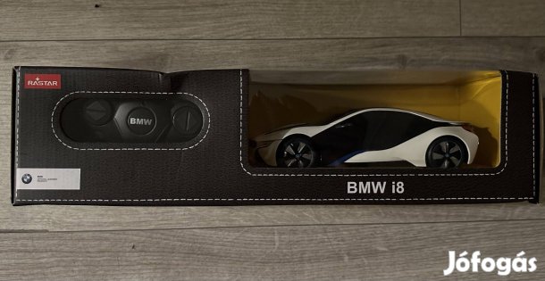 Rastar RC autó - Bmw I8, fehér, 1:24