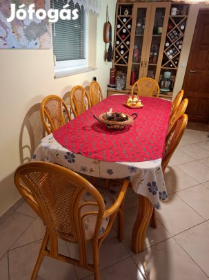 Rattan 8 személyes étkező