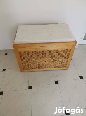 Rattan Tároló Láda - Ülőke