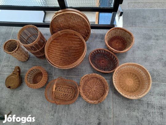 Rattan Tárolók Kosarak 