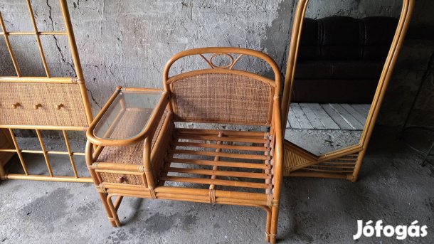 Rattan előszoba bútor szett