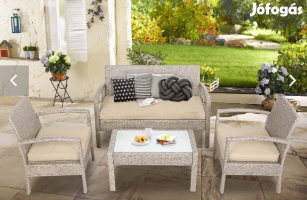 Rattan kerti bútor szett