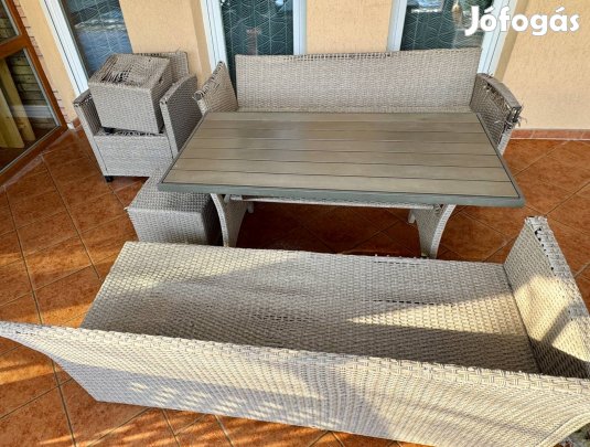 Rattan kerti bútor szett