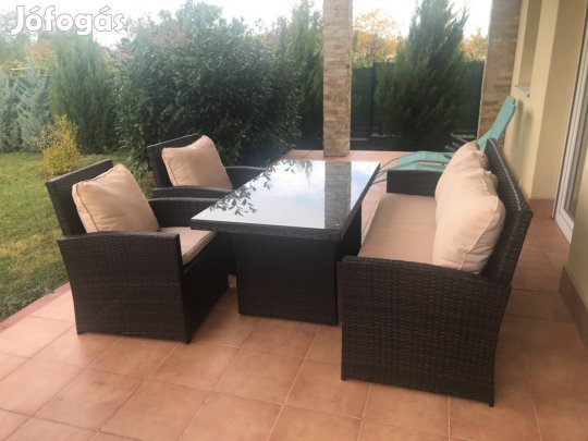 Rattan kerti ülőgarnitúra