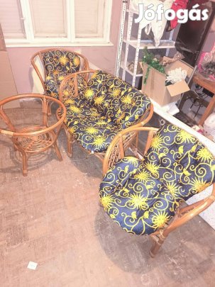 Rattan kerti ülőgarnitúra eladó 