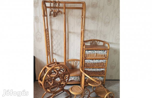Rattan kisbútor szett eladó