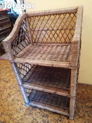 Rattan polcos állvány