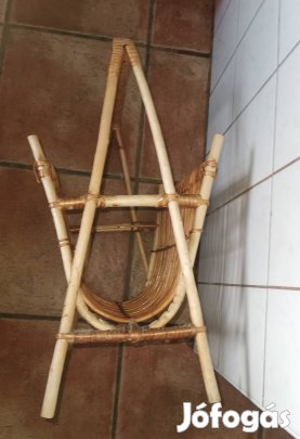 Rattan retro újság tartó 