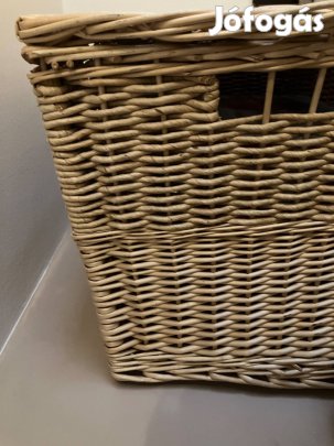 Rattan tároló, láda felnyitható tetővel eladó