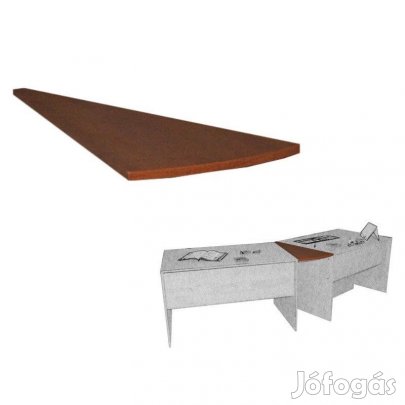 Rav - Íróasztal 45 fokos elfordító elem calvados