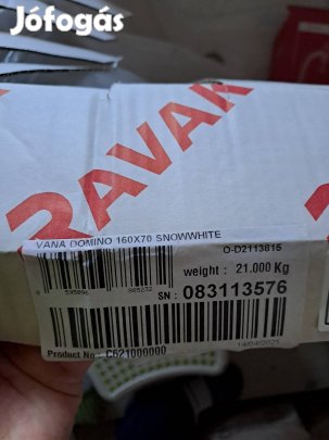 Ravak fürdőkád 160x70