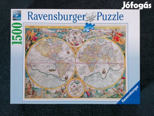 Ravensburger 16381 puzzle 1500 db - Antik térkép