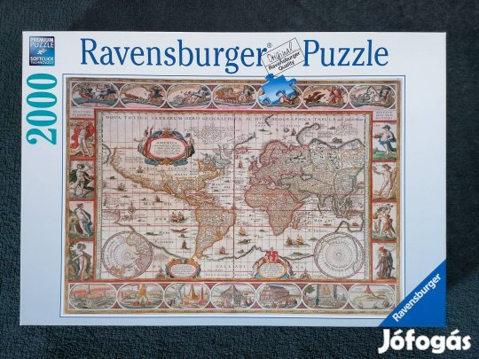 Ravensburger 16633 puzzle 2000 db - Antik térkép