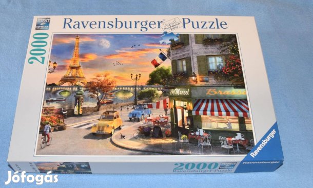 Ravensburger 200 dbos Puzzle Romantikus este Párizsban