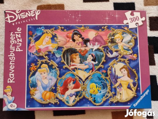 Ravensburger Disney hercegnők kollázs puzzle | 300 XXL darabos