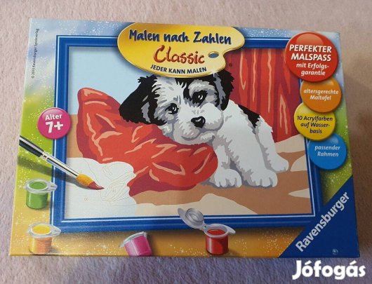 Ravensburger kifestő, 13*18 schmusewelpe