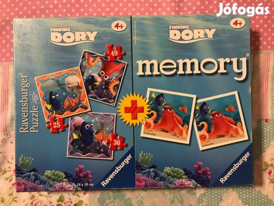 Ravensburger puzzle Szenilla nyomában, kirakó + memóriajáték