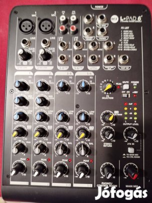 Rcf L-Pad 6 analóg effektes kis keverő szép hibátlan állapot eladó