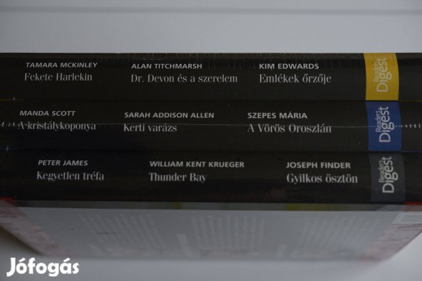 Reader"s Digest 3db könyv 9db történet - Bontatlan, fóliás, új